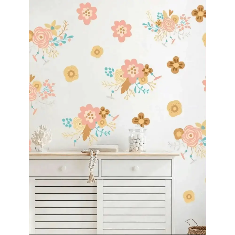 Beautiful Floral Wall Stickers for Home Decoration - Easy do Wall do