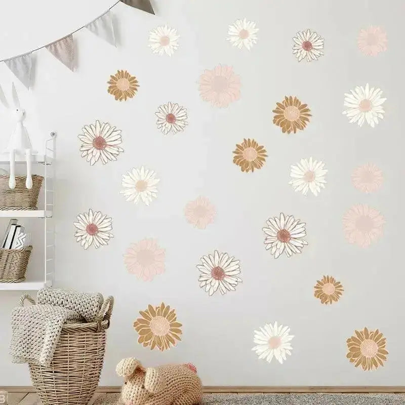 Boho Floral Wall Sticker Set for Stylish Interiors - Easy do Wall do