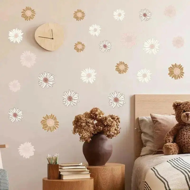 Boho Floral Wall Sticker Set for Stylish Interiors - Easy do Wall do