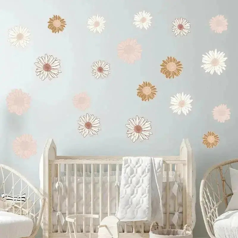 Boho Floral Wall Sticker Set for Stylish Interiors - Easy do Wall do