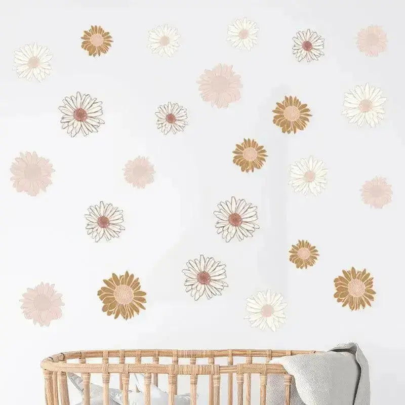 Boho Floral Wall Sticker Set for Stylish Interiors - Easy do Wall do