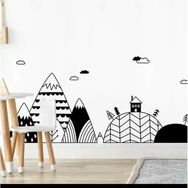 Cartoon Rainbow Wall Stickers - Adorable Kids' Room Decor - Easy do Wall do