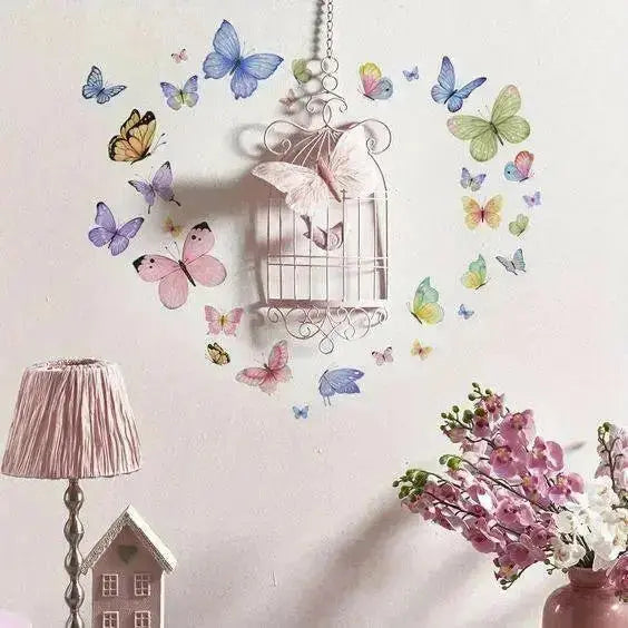Colorful Butterfly Wall Stickers for Girls' Room - Easy do Wall do