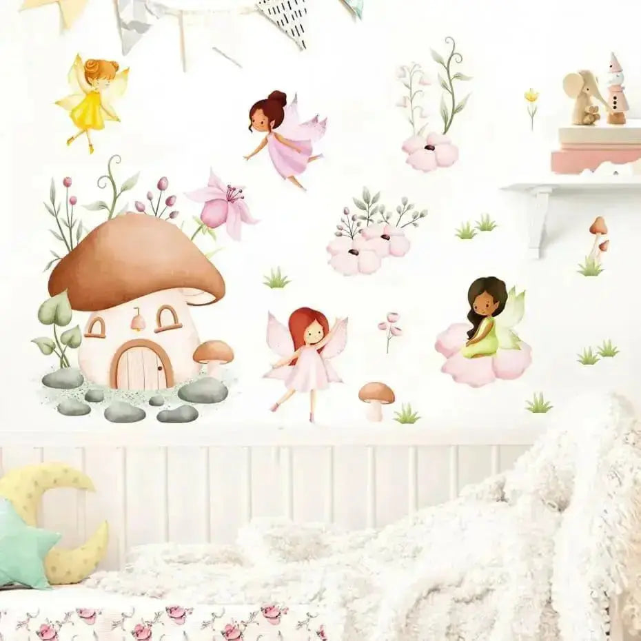 Enchanting Fairy Wall Decals for Kids' Rooms - Easy do Wall do