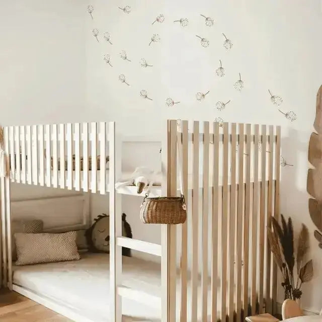 Farmhouse Dandelion Wallpaper Stickers - Rustic Elegance for Your Home - Easy do Wall do