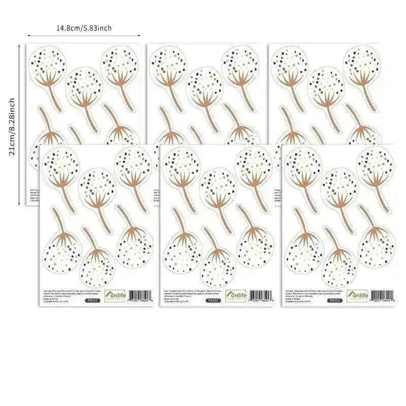 Farmhouse Dandelion Wallpaper Stickers - Rustic Elegance for Your Home - Easy do Wall do