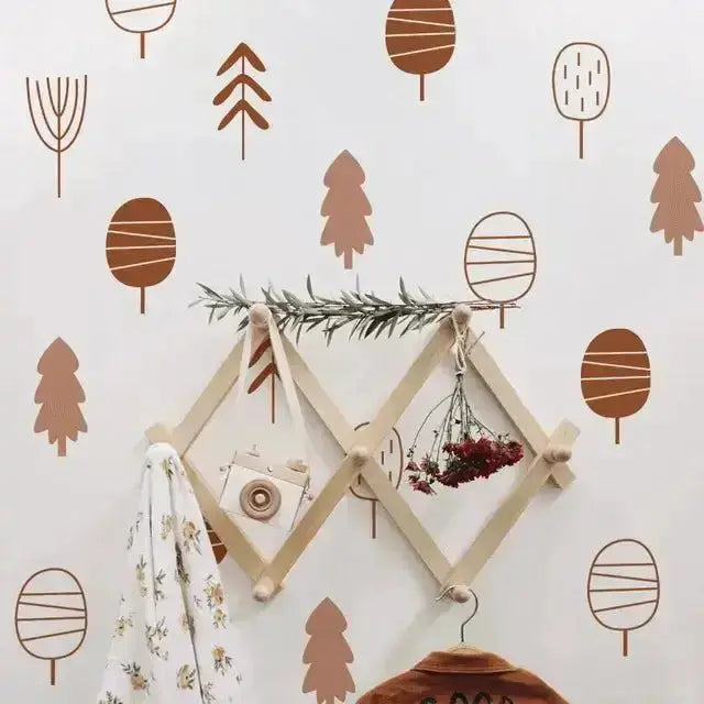 Geometric Tree Wall Stickers for Modern Decor - Easy do Wall do