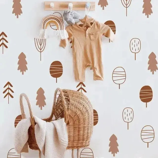 Geometric Tree Wall Stickers for Modern Decor - Easy do Wall do
