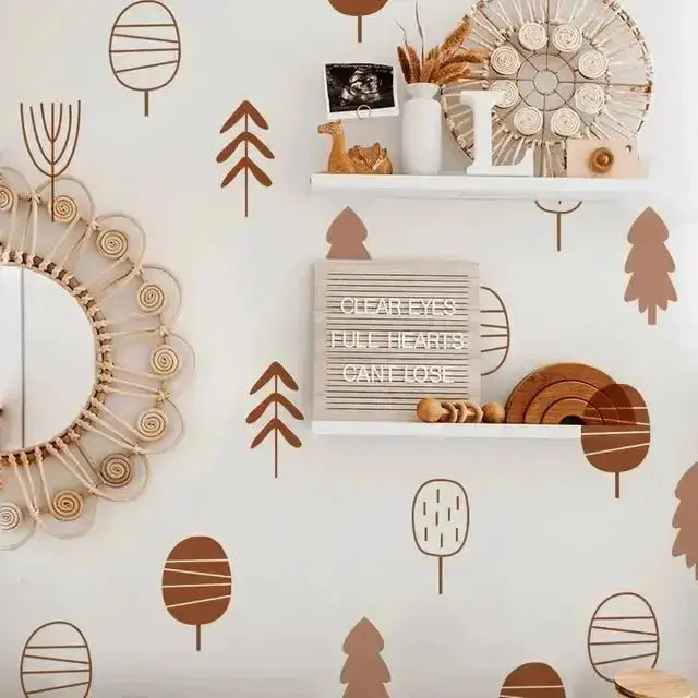 Geometric Tree Wall Stickers for Modern Decor - Easy do Wall do