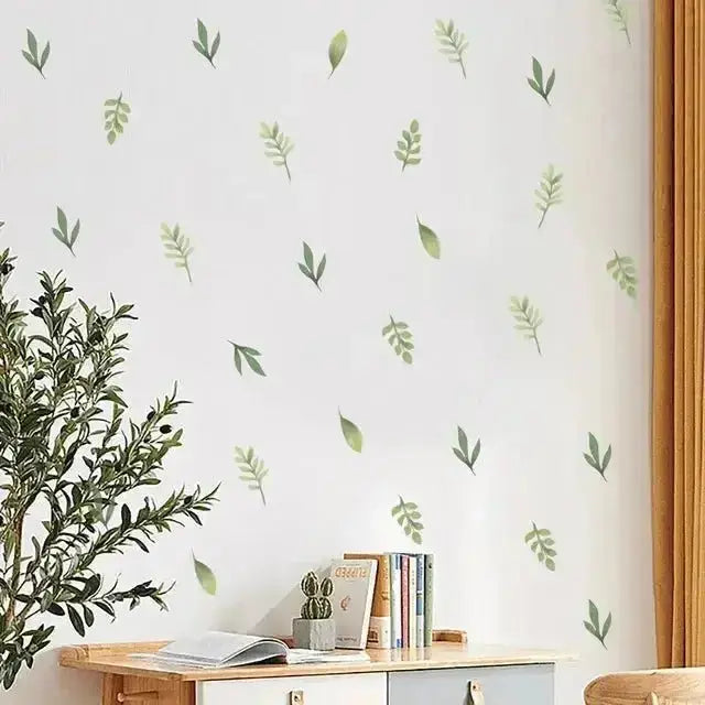 Green Leaves Wall Stickers for Nature - Inspired Spaces - Easy do Wall do