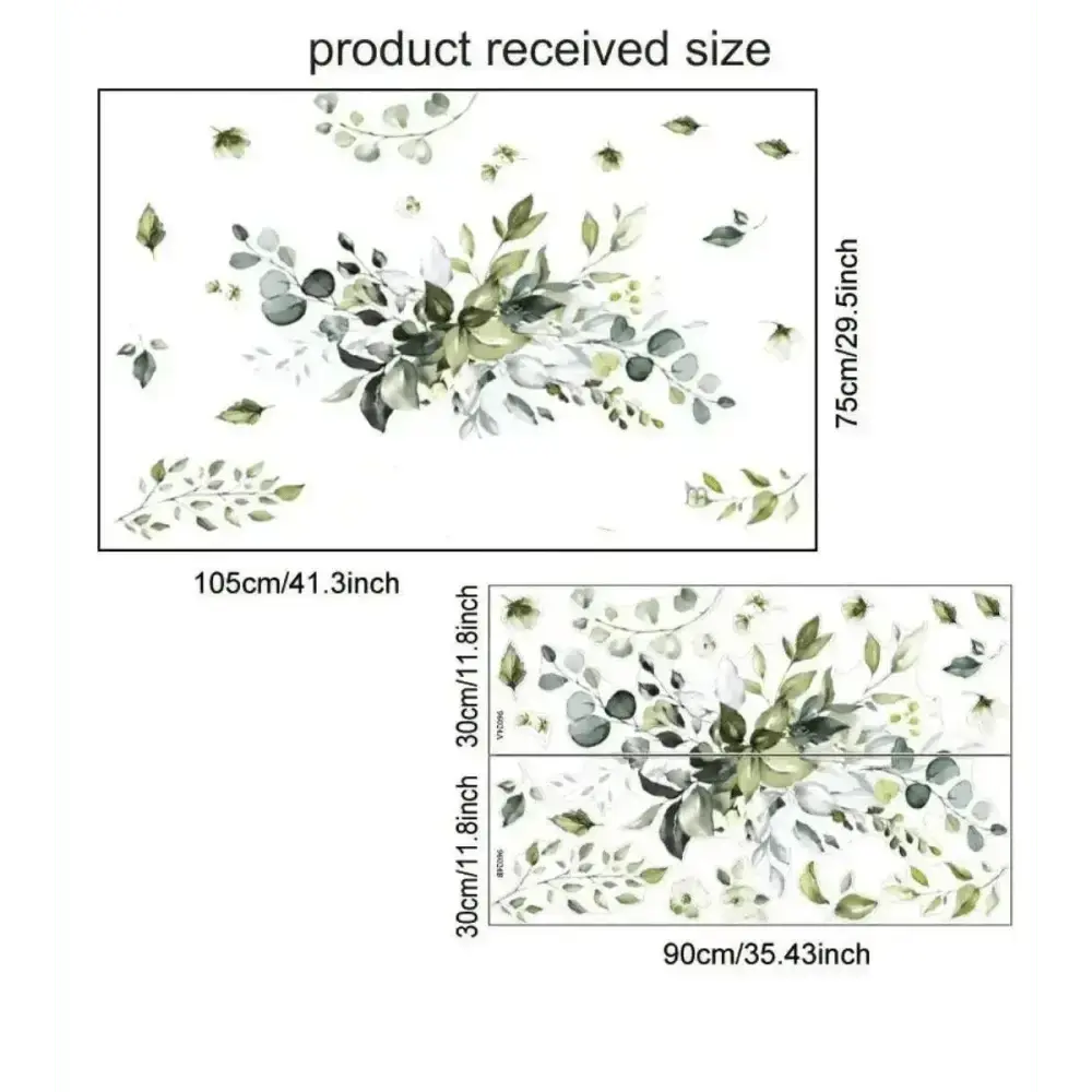Greenery Wall Stickers for Natural Decor - Easy do Wall do