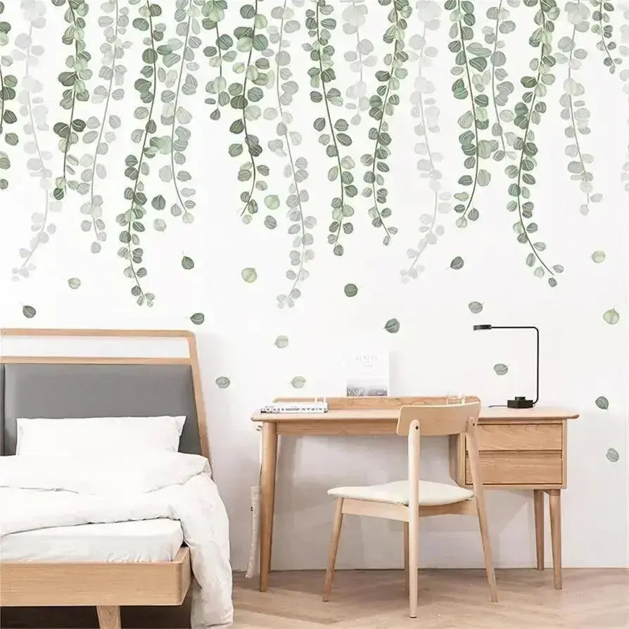 Hanging Vine Wallpaper Stickers for Natural Decor - Easy do Wall do