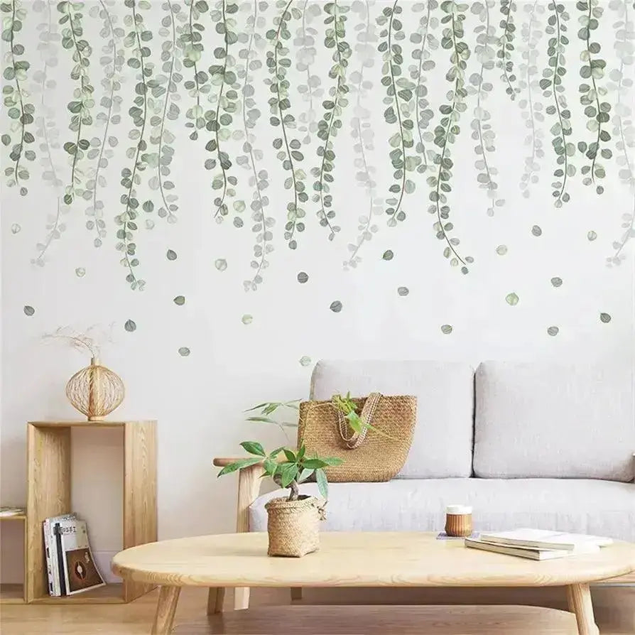Hanging Vine Wallpaper Stickers for Natural Decor - Easy do Wall do