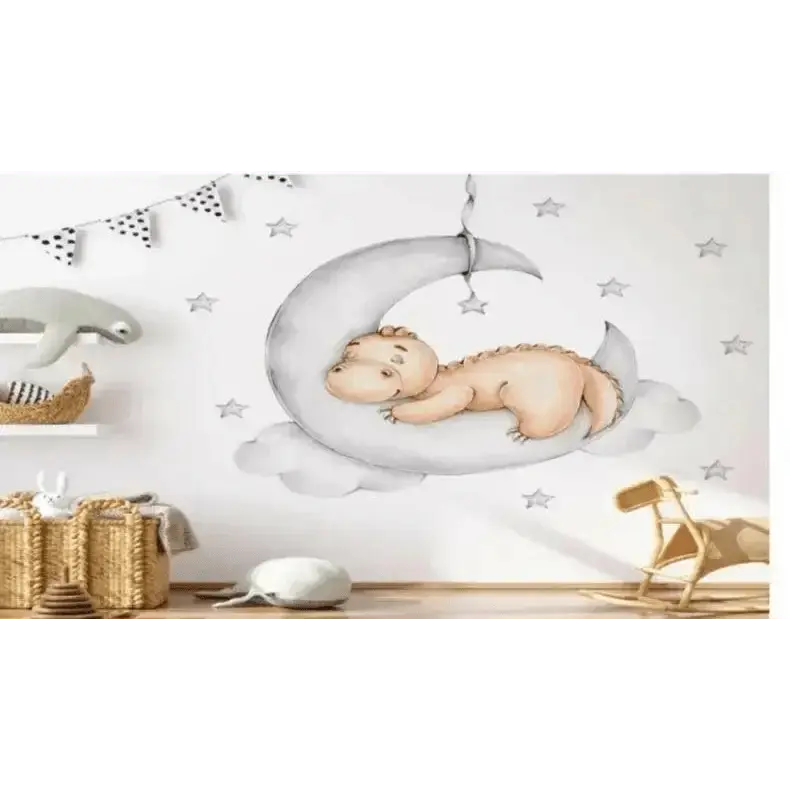 Sleeping Dino Wall Stickers - Easy do Wall do