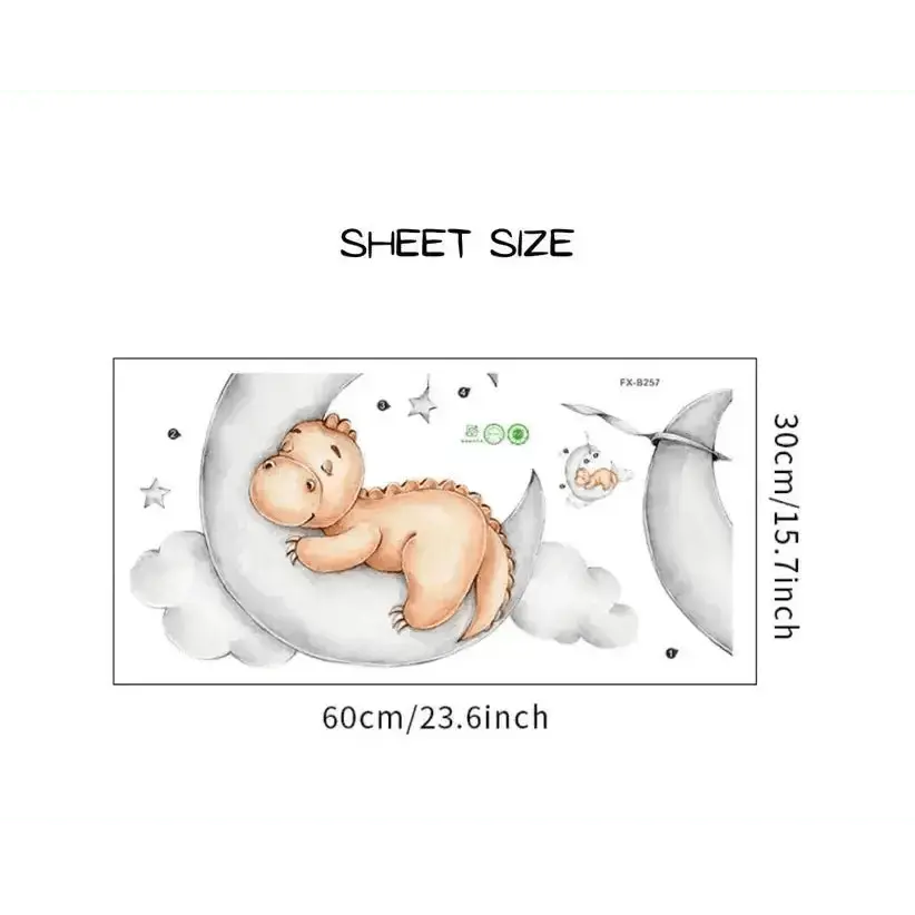 Sleeping Dino Wall Stickers - Easy do Wall do