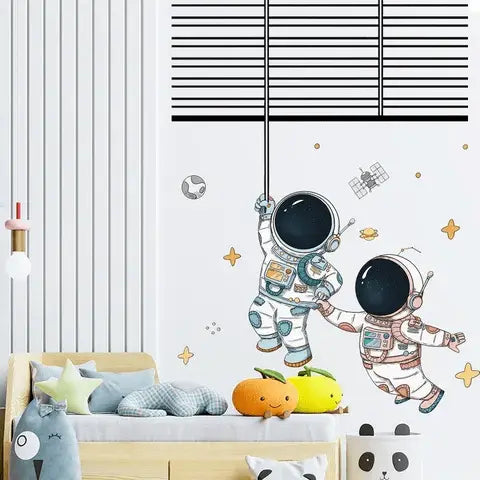 Cute astronaut space Easy do Wall do