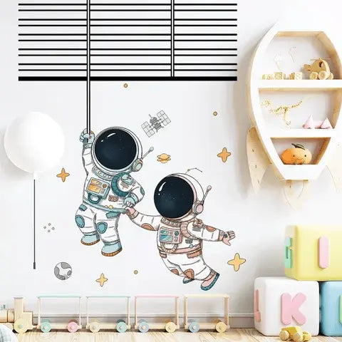 Cute astronaut space Easy do Wall do