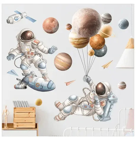 Spaceman astronaut stickers Easy do Wall do