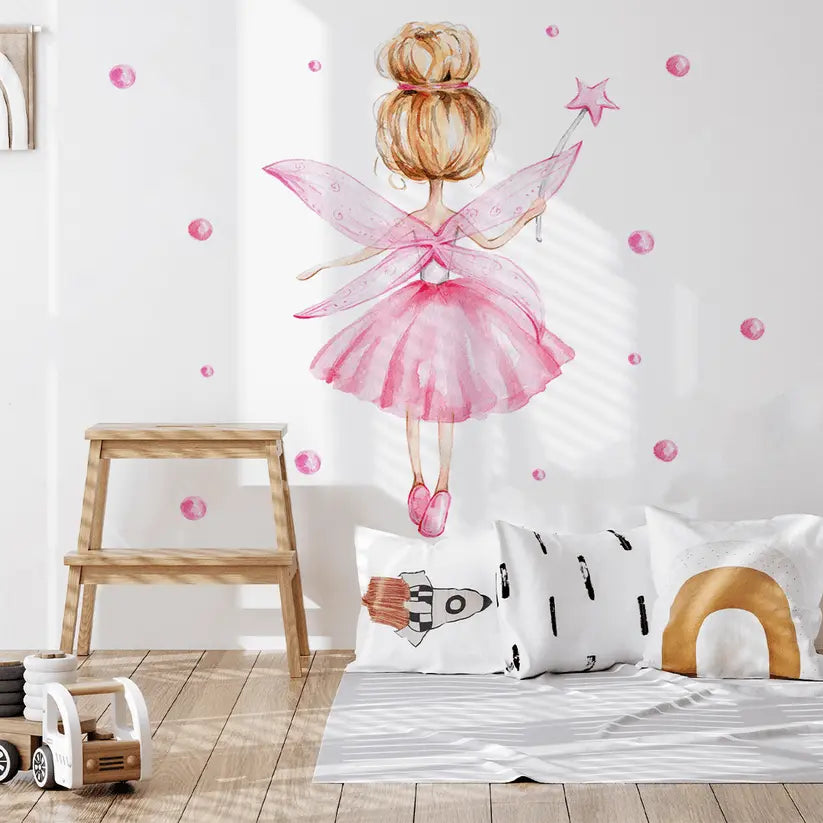 Fairy Ballerina Wall Stickers Easy do Wall do