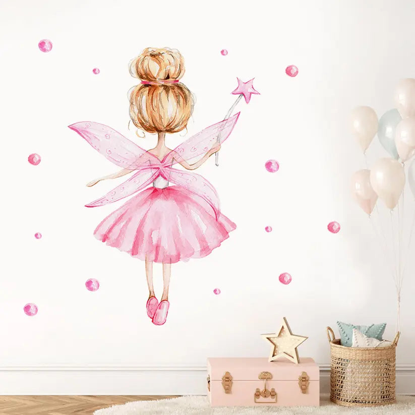 Fairy Ballerina Wall Stickers Easy do Wall do