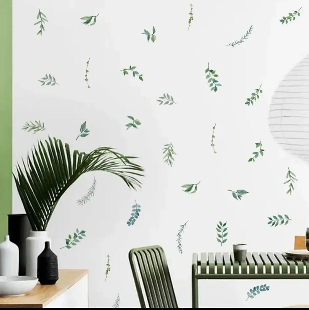 Green Leaves wall stickers Easy do Wall do