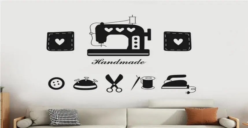 Handmade Sewing Wall Decal - Sewing Room Decor Easy do Wall do