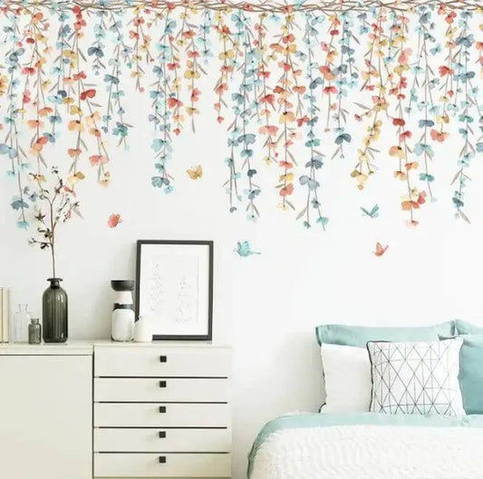 Hanging Floral Wall Stickers Lebanon - Elegant Wall Stickers for Your Home - Easy do Wall do