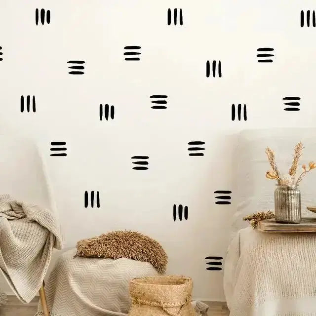 Abstract Lines Wall Stickers - Modern Minimalist Decor - Easy do Wall do