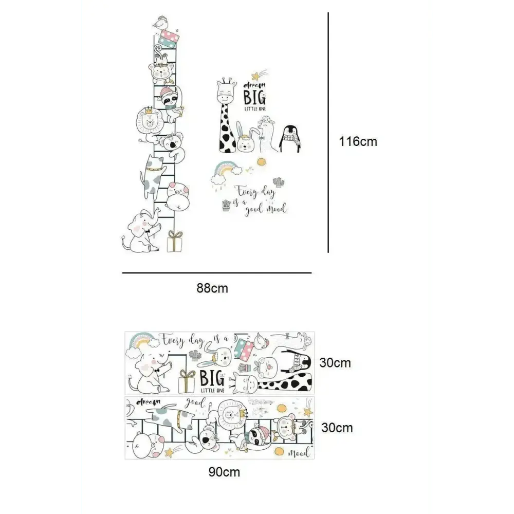 Climbing Animals Wall Stickers for Fun Home Decor - Easy do Wall do