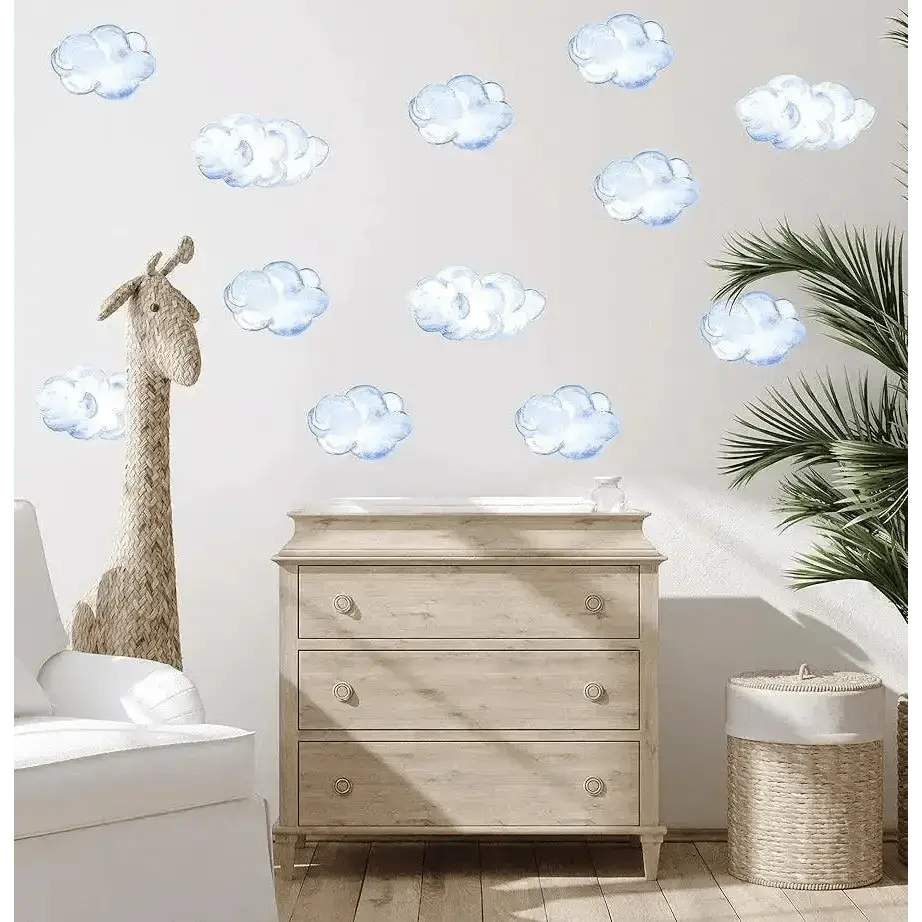Cloud Wallpaper Stickers - Dreamy and Serene Wall Decor - Easy do Wall do