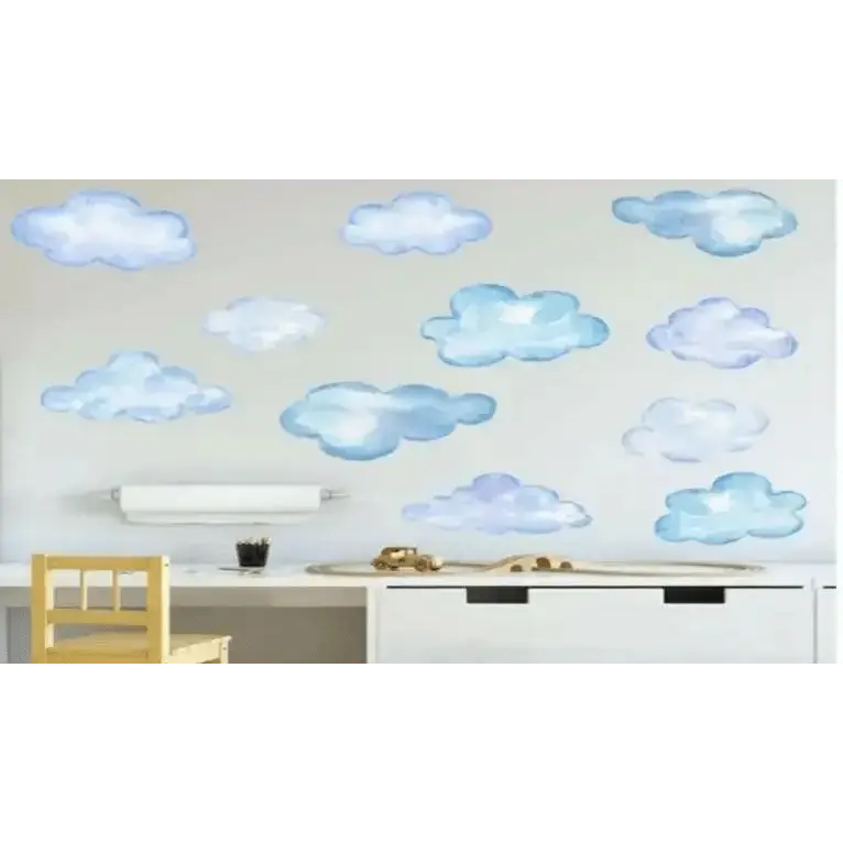Cloud Wallpaper Stickers - Dreamy and Serene Wall Decor - Easy do Wall do