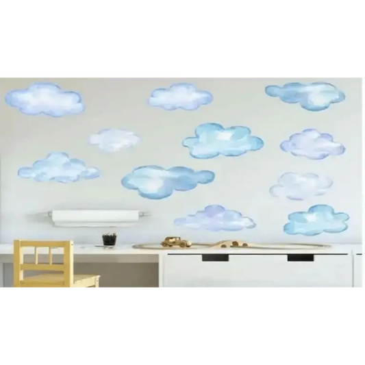 Cloud Wallpaper Stickers - Dreamy and Serene Wall Decor - Easy do Wall do