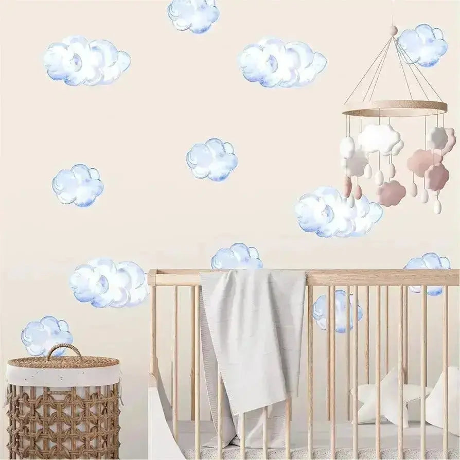 Cloud Wallpaper Stickers - Dreamy and Serene Wall Decor - Easy do Wall do