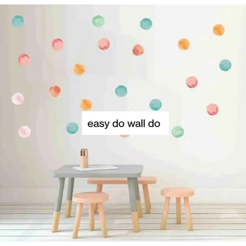 Colorful Dots Wall Stickers - Fun Kids’ Room & Home Decor - Easy do Wall do