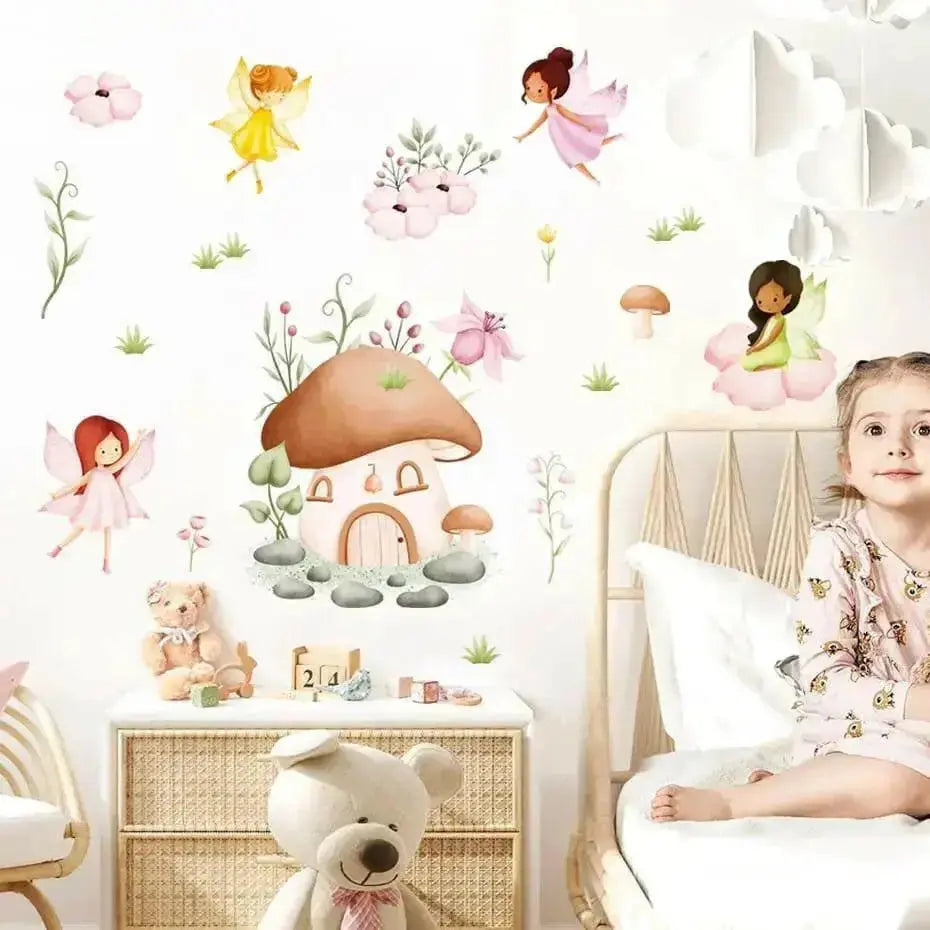 Enchanting Fairy Wall Decals for Kids' Rooms - Easy do Wall do