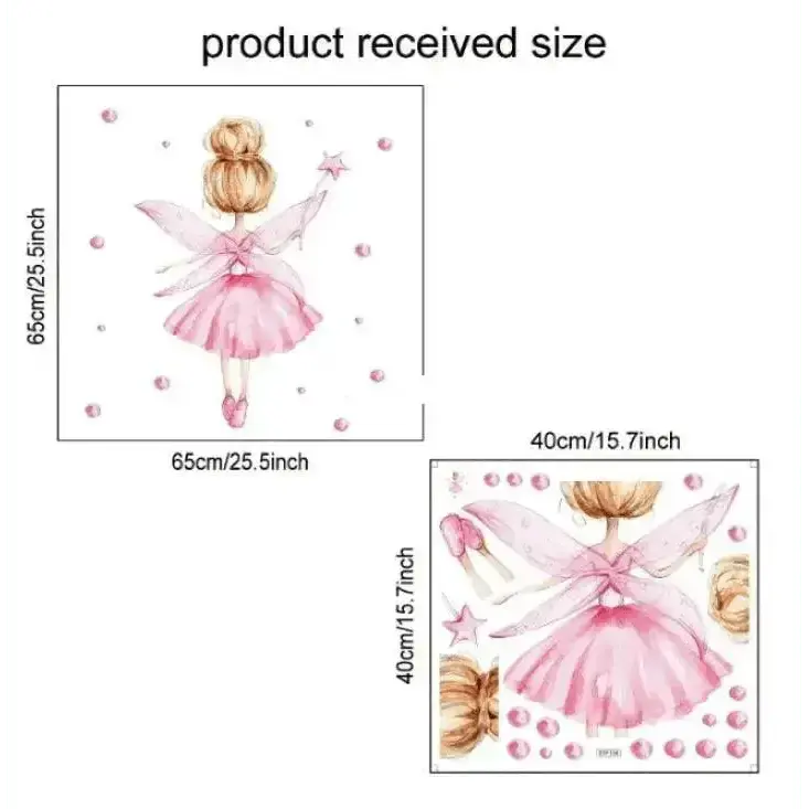 Fairy Ballerina Wall Stickers for Kids' Room - Easy do Wall do