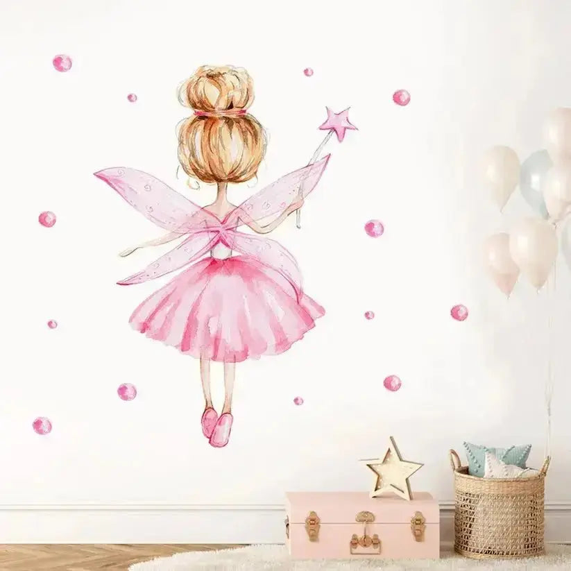 Fairy Ballerina Wall Stickers for Kids' Room - Easy do Wall do