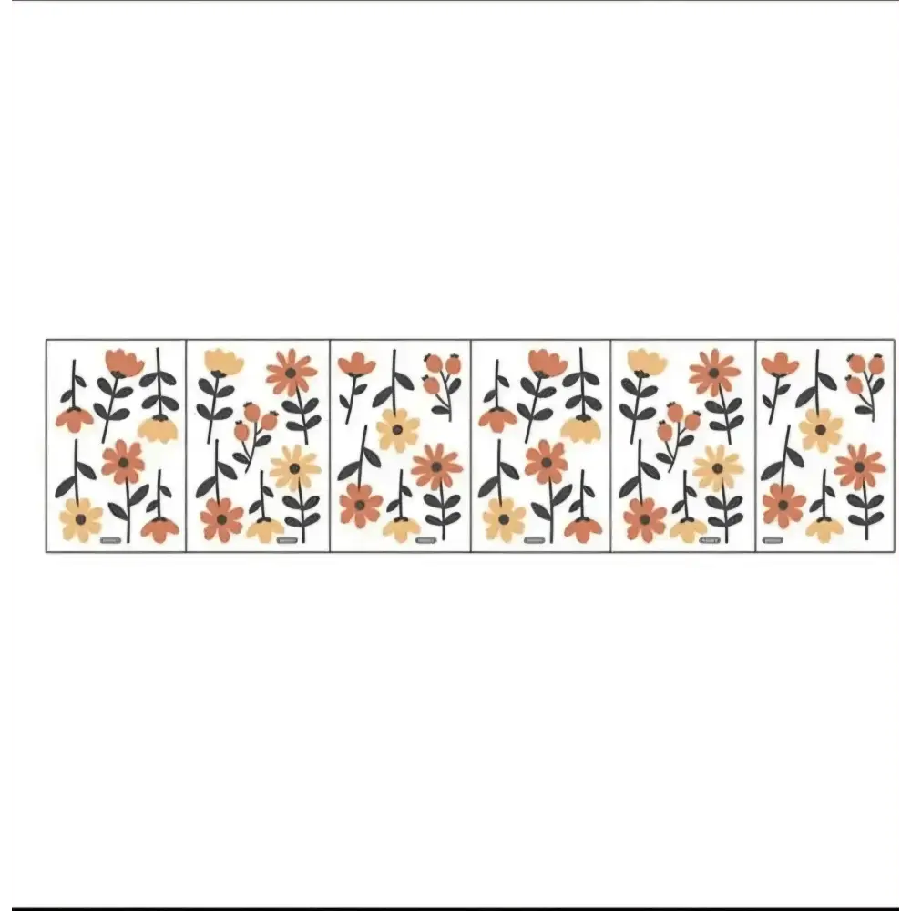 Floral Wall Sticker for Cheerful Decor - Easy do Wall do