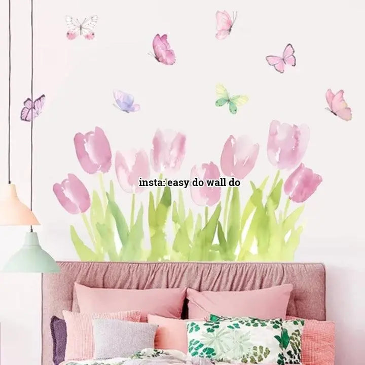 Tulip wall stickers Easy do Wall do