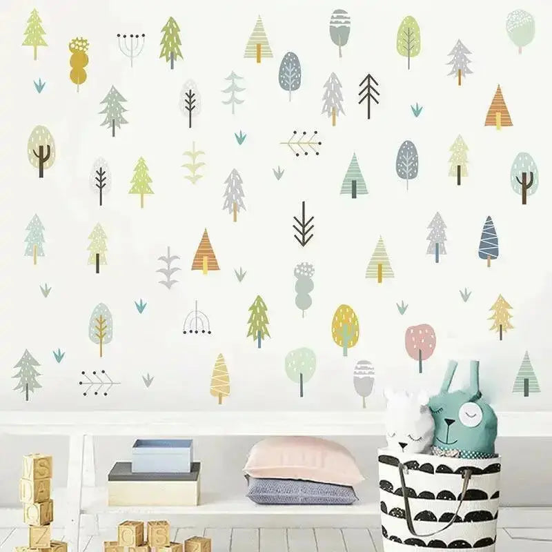 Minimalist Forest Wall Sticker for Modern Decor - Easy do Wall do