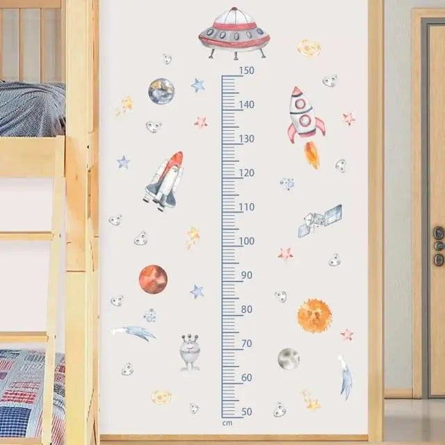 Construction Vehicle Height Chart Wall Sticker - Easy do Wall do