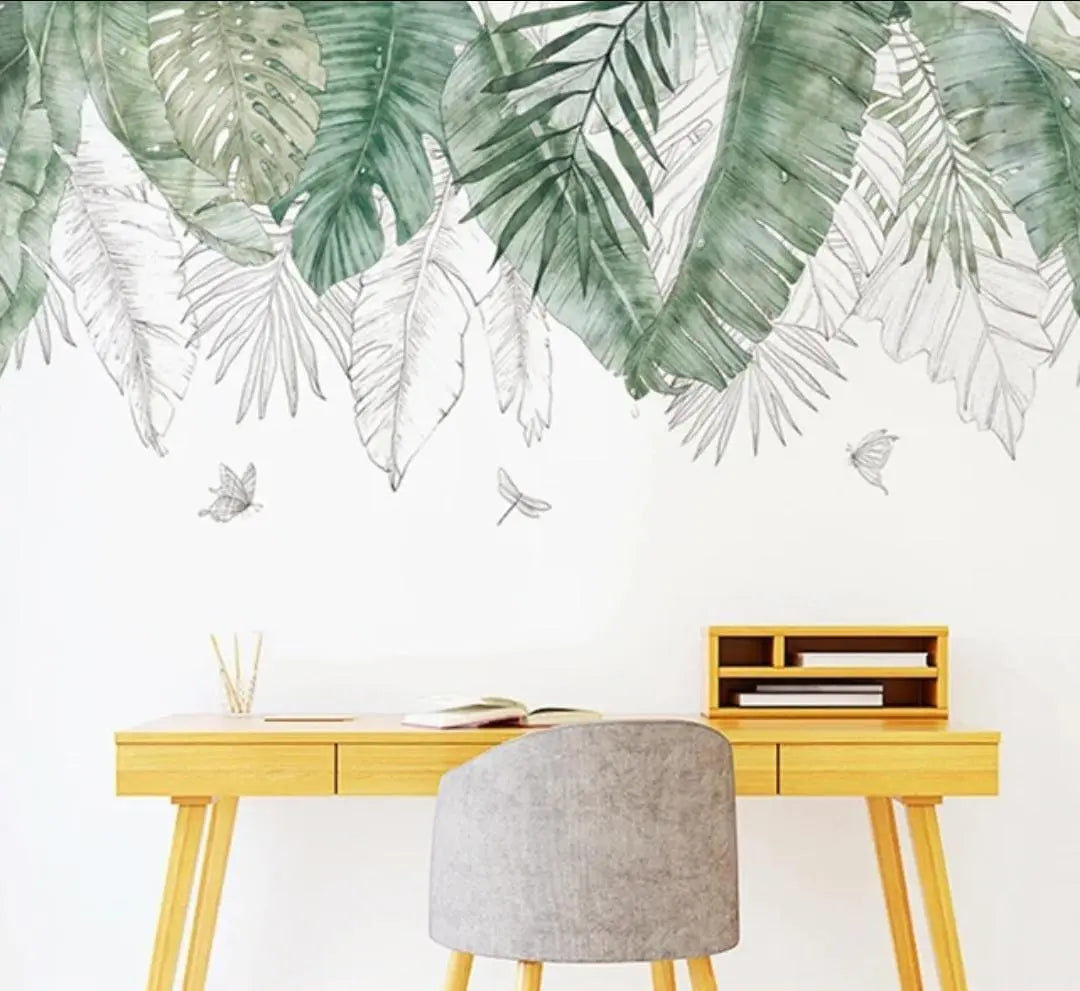 Tropical Leaf Wall Stickers Easy do Wall do