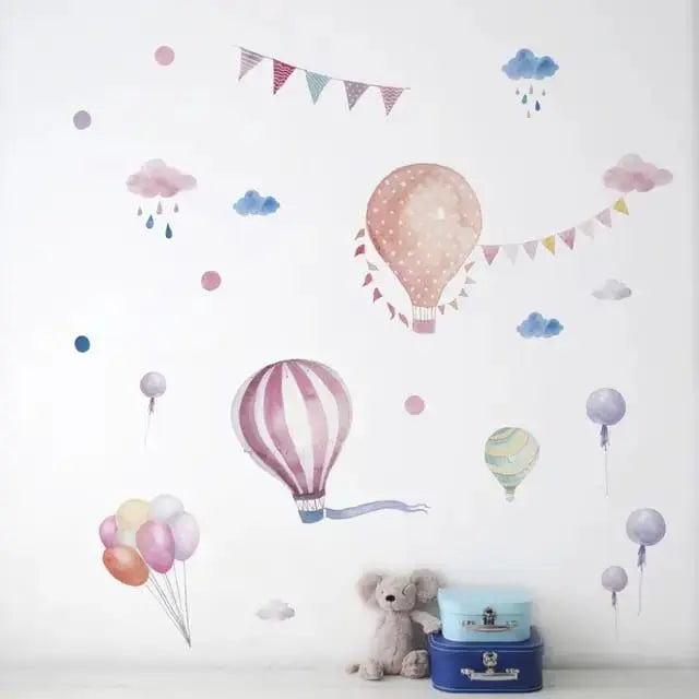 Dreamy Hot Air Balloon Wall Stickers - Easy do Wall do