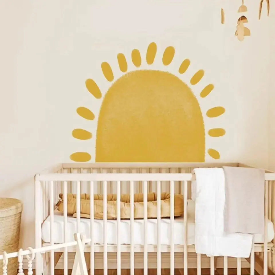 Boho Sun Vinyl Wall Decal for Nursery and Kids' Room Easy do Wall do