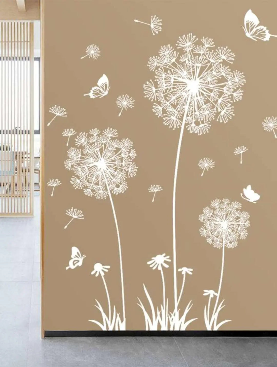 Whimsical Dandelion Wall Sticker Set Easy do Wall do