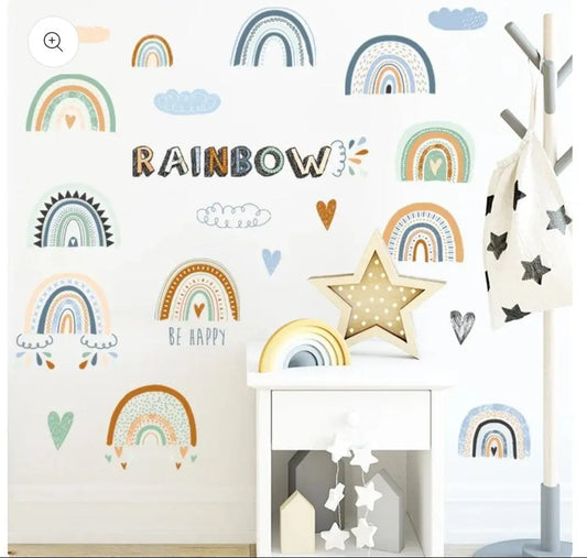 Rainbow Wall Sticker Set Easy do Wall do