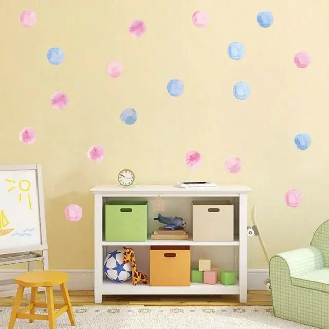 Polka Dot Wall Stickers - Fun & Stylish Kids’ Room Decor Easy do Wall do