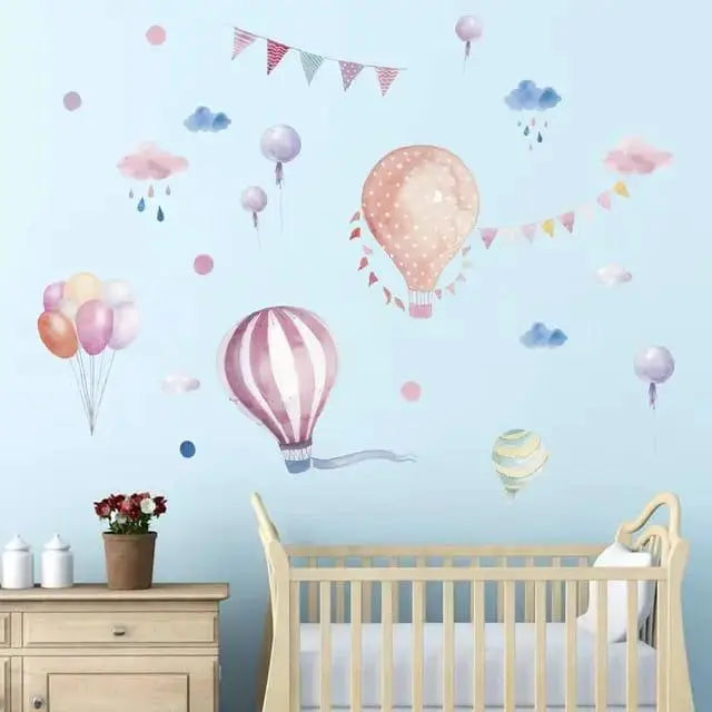 Dreamy Hot Air Balloon Wall Stickers - Easy do Wall do