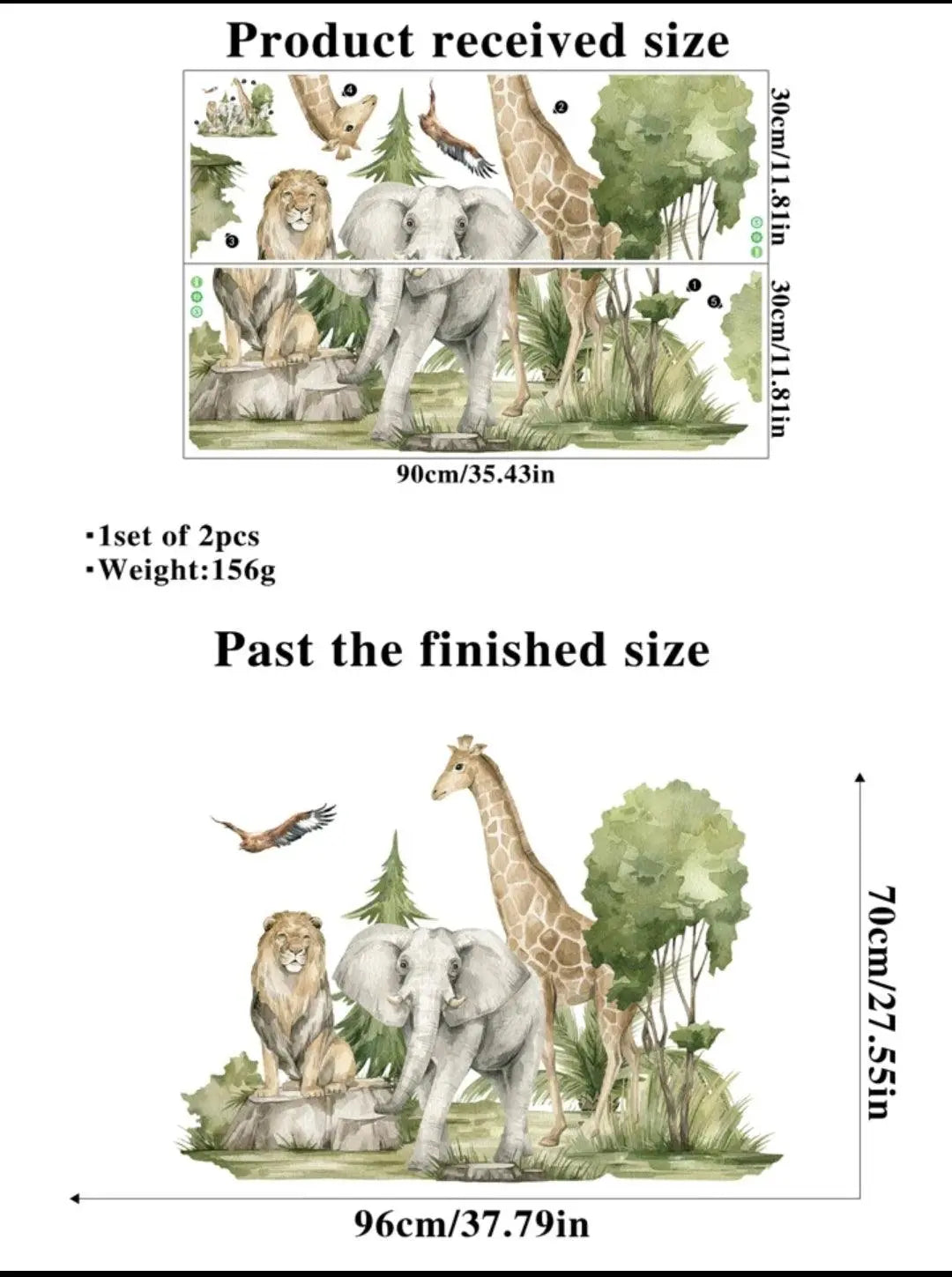 Safari Adventure Wall Stickers Easy do Wall do