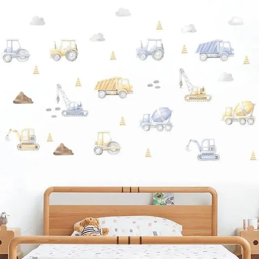 Construction Vehicle Wall Stickers - Easy do Wall do